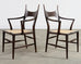 Set of Four Antler Dining Chairs by Edward Wormley for Dunbar
