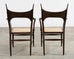 Set of Four Antler Dining Chairs by Edward Wormley for Dunbar