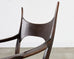 Set of Four Antler Dining Chairs by Edward Wormley for Dunbar