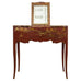 English Chinoiserie Decorated Queen Anne Vanity Dressing Table