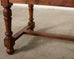 Country English Provincial Oak Farmhouse Trestle Dining Table