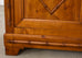English Aesthetic Movement Faux Bamboo Marble Top Buffet Sideboard