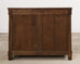 English Aesthetic Movement Faux Bamboo Marble Top Buffet Sideboard