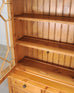 Country English Georgian Pine Bookcase Astragal Glazed Doors