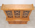 Country English Georgian Pine Bookcase Astragal Glazed Doors