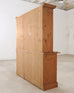 Country English Georgian Pine Bookcase Astragal Glazed Doors