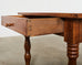 Country French Provincial Style Fruitwood Farmhouse Dining Table