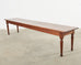 Country English Fruitwood Farmhouse Harvest Dining Table