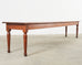 Country English Fruitwood Farmhouse Harvest Dining Table