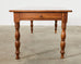 Country French Provincial Style Fruitwood Farmhouse Dining Table