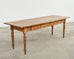 19th Century Country French Provincial Pine Farmhouse Dining Table