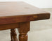 Country English Provincial Walnut Farmhouse Trestle Dining Table 8 Ft.