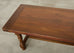 Country English Provincial Walnut Farmhouse Trestle Dining Table 8 Ft.