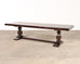Country Italian Provincial Oak Farmhouse Trestle Dining Table 10 Ft