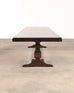 Country Italian Provincial Oak Farmhouse Trestle Dining Table 10 Ft