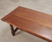 Country French Provincial Mahogany Farmhouse Dining Table 8 Ft