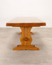 Rustic French Provincial Farmhouse Trestle Dining Table 8 Ft.