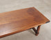 Country French Provincial Mahogany Farmhouse Dining Table 8 Ft