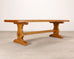 Rustic French Provincial Farmhouse Trestle Dining Table 8 Ft.