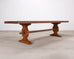 Country French Provincial Oak Farmhouse Trestle Dining Table 10 Ft