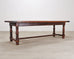 Country French Provincial Mahogany Farmhouse Dining Table 8 Ft