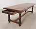 Country French Provincial Mahogany Farmhouse Dining Table 8 Ft