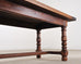 Country French Provincial Mahogany Farmhouse Dining Table 8 Ft