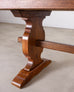 Country French Provincial Oak Farmhouse Trestle Dining Table 10 Ft