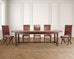 Country French Provincial Mahogany Farmhouse Dining Table 8 Ft