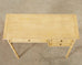 Midcentury Faux Bamboo Lacquered Writing Table or Desk