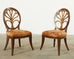Set of Four Rose Tarlow Feather Chairs with Fortuny Seats