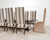 Ferrell + Mittman Art Deco Style Dining Table and 12 Chairs