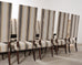 Ferrell + Mittman Art Deco Style Dining Table and 12 Chairs