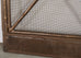 McGuire Two-Door Bronzed Iron Faux Bamboo Fireplace Screen
