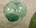 Set of Six Japanese Blown Glass Fishing Float Buoys