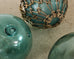 Set of Six Japanese Blown Glass Fishing Float Buoys