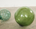 Set of Six Japanese Blown Glass Fishing Float Buoys