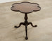 English Georgian Style Clover Leaf Flip-Top Table