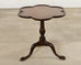 English Georgian Style Clover Leaf Flip-Top Table