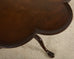 English Georgian Style Clover Leaf Flip-Top Table