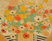 Dorothy Cutter "Yellow Oval Mixed Bouquet" Oil on Board 1973