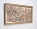 Japanese Floral and Blossom Panorama Watercolor Painting 6 Ft