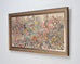 Japanese Floral and Blossom Panorama Watercolor Painting 6 Ft