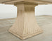 Monumental French Limestone Garden Dining Table by Formations