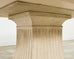 Monumental French Limestone Garden Dining Table by Formations