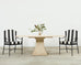 Monumental French Limestone Garden Dining Table by Formations