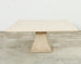 Monumental French Limestone Garden Dining Table by Formations