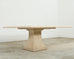 Monumental French Limestone Garden Dining Table by Formations