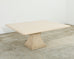 Monumental French Limestone Garden Dining Table by Formations