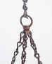 Fortuny Scudo Saraceno Venetian Bronze Silk Lamp Chandelier